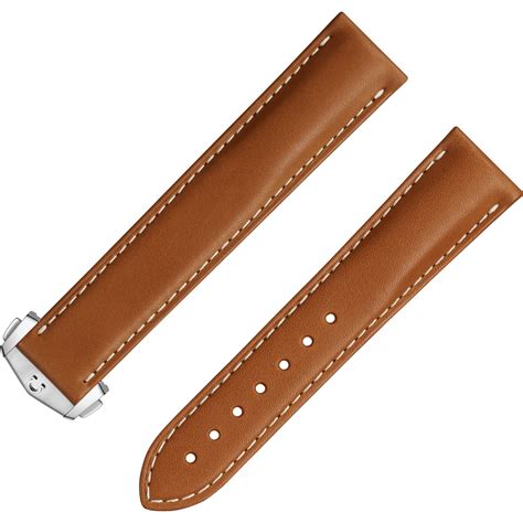 omega lederarmband mit faltschließe
